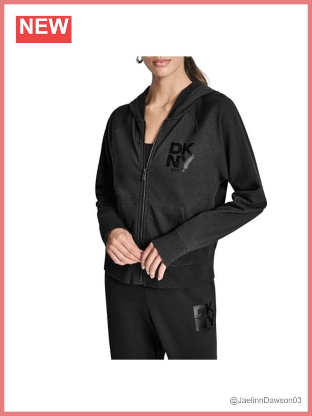 Stacked Satin Full Zip Hoodie With Pockets Long Sleeve Sweater